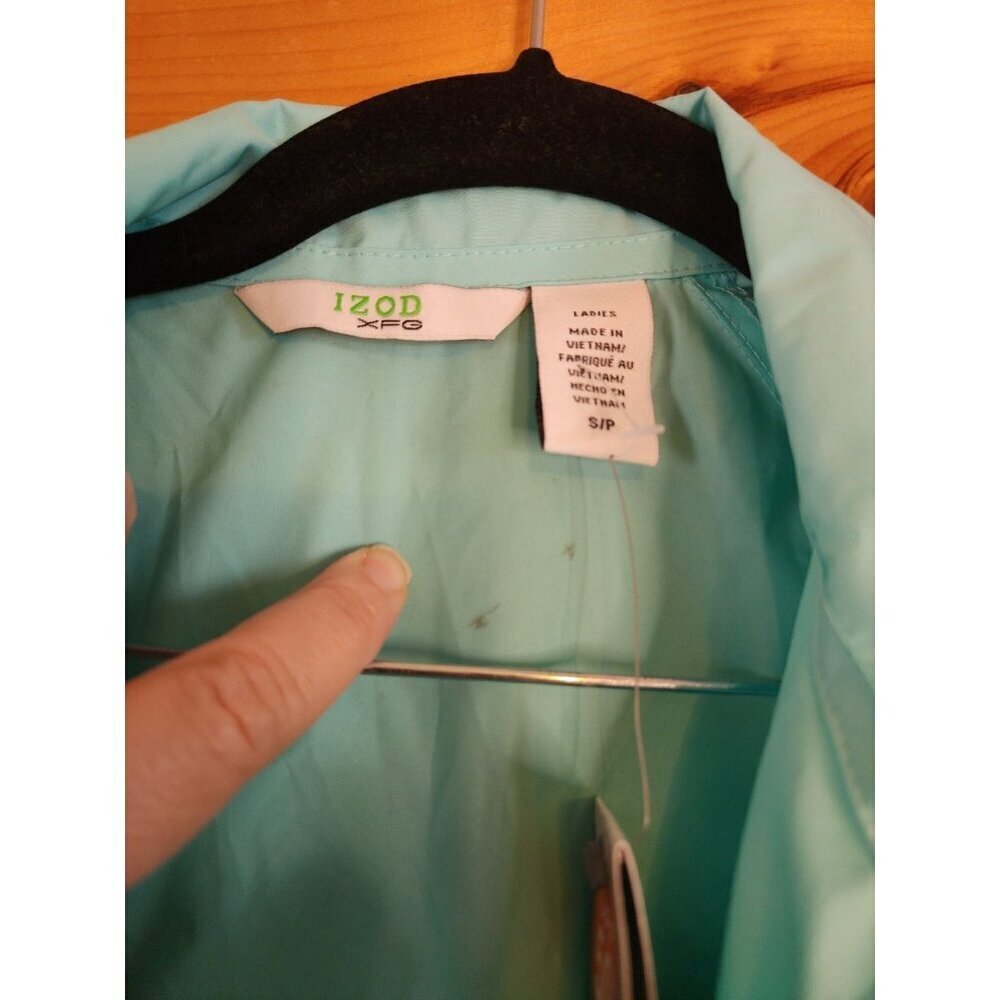 Izod Jacket S XFG Golfing Golf Hiking Trail Outdoors Zip Up Windbreaker Coat - Picture 14 of 16